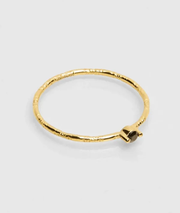 Bague 1 Zircon Noir^Une A Une Online