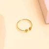 Bague ajustable gold^Une A Une Hot