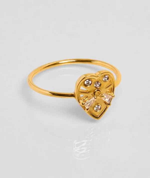 Bague Aphrodite Noir^Une A Une Sale