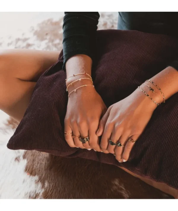 Bague Art Déco ONYX^Une A Une Fashion