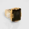Bague Athena Onyx Noir^Une A Une Sale