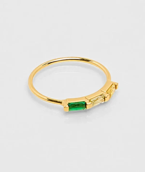 Bague Crystal Vert^Une A Une Best