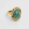 Bague Jaipur Blossom Émeraude^Une A Une Online