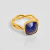 Bague La Tresse Lapis Lazuli^Une A Une Fashion