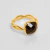 Bague La Tresse Onyx Noir^Une A Une Outlet