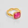 Bague La Tresse Rubis^Une A Une New