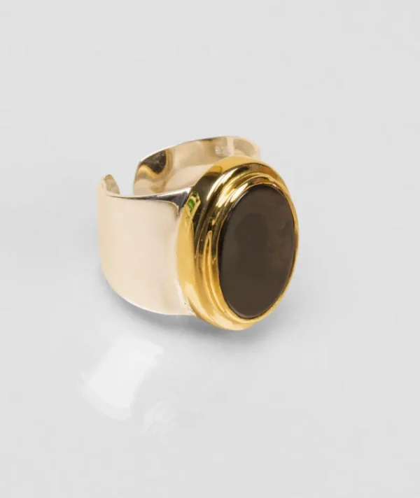 Bague Lima Onyx^Une A Une Hot