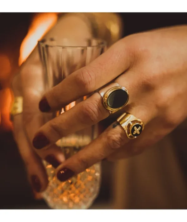 Bague Lima Onyx^Une A Une Hot