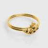 Bague Moon Star Noir^Une A Une Sale