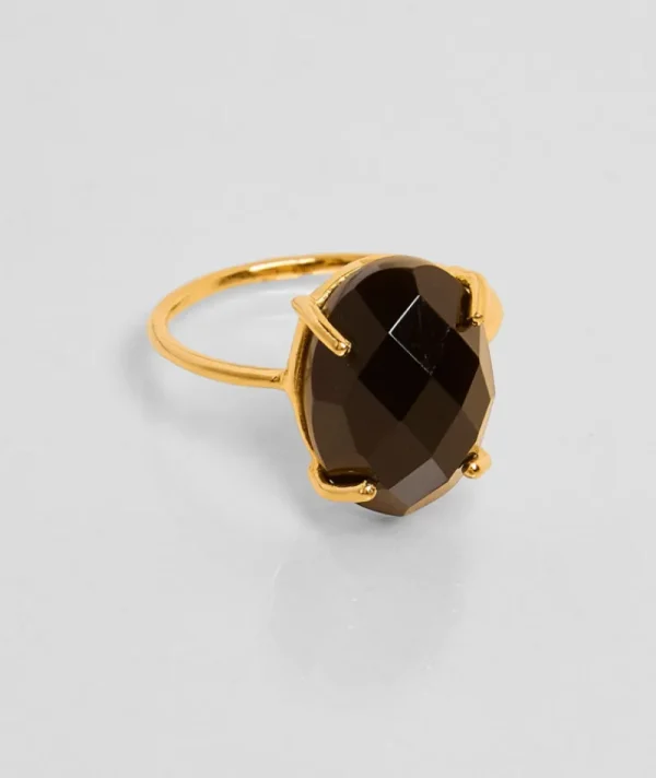Bague Paradis Onyx Noir^Une A Une Outlet