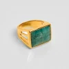 Bague Pondichery Rectangle Emeraude^Une A Une Hot