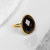Bague Pondy Onyx Noir^Une A Une Discount