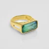 Bague Rainbow Bleu Vert^Une A Une Fashion