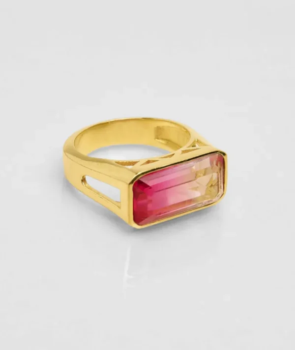 Bague Rainbow Fuchsia^Une A Une Hot