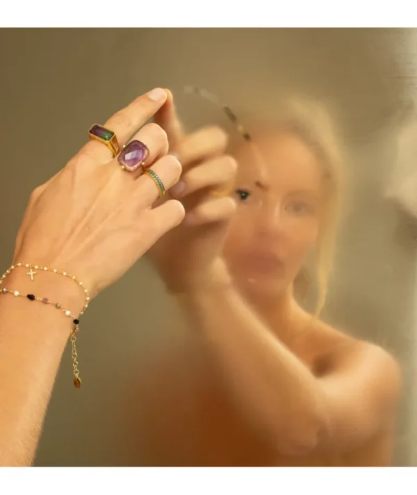 Bague Rainbow Violet^Une A Une Online