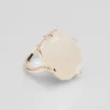 Bague Rectangle Argent Pierre De Lune^Une A Une Outlet