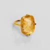 Bague Rectangle Citrine^Une A Une Online