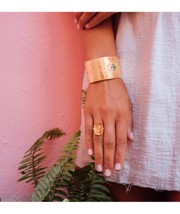 Bague Rectangle Citrine^Une A Une Online