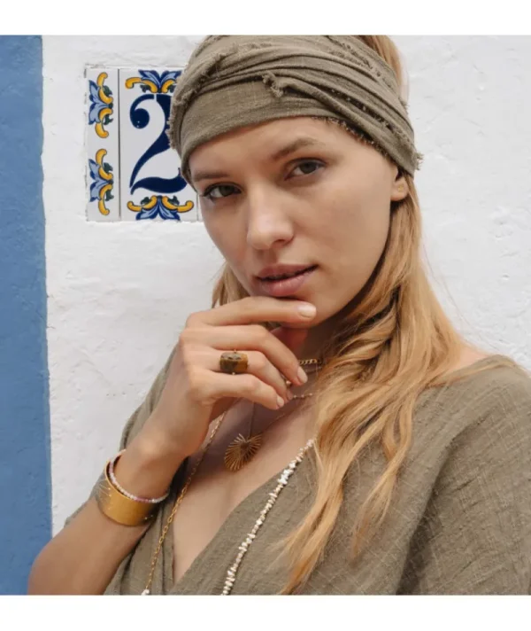 Bague Rectangle Œil De Tigre^Une A Une Discount