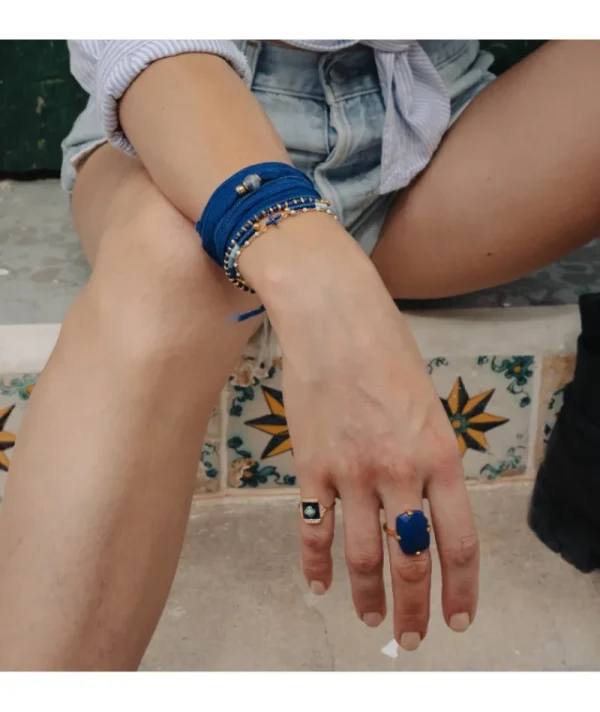 Bague Rectangle Lapis Lazuli^Une A Une Online