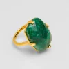 Bague Rectangle Émeraude^Une A Une Hot