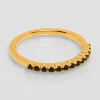 Bague Serpent Noir^Une A Une Hot