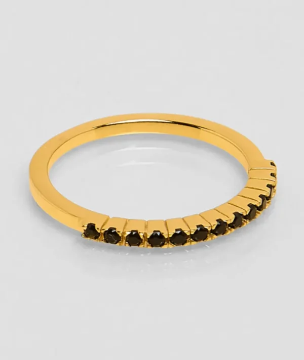 Bague Serpent Noir^Une A Une Hot
