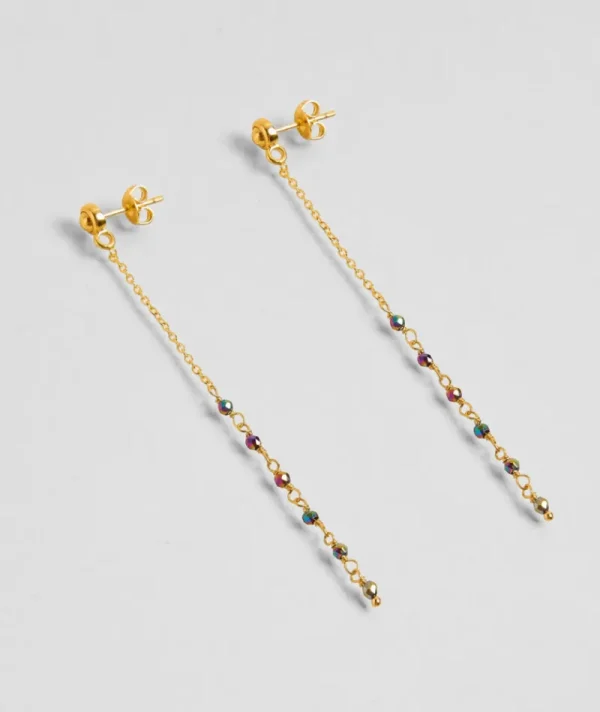 Boucles d'oreilles Asha Hématite^Une A Une Outlet