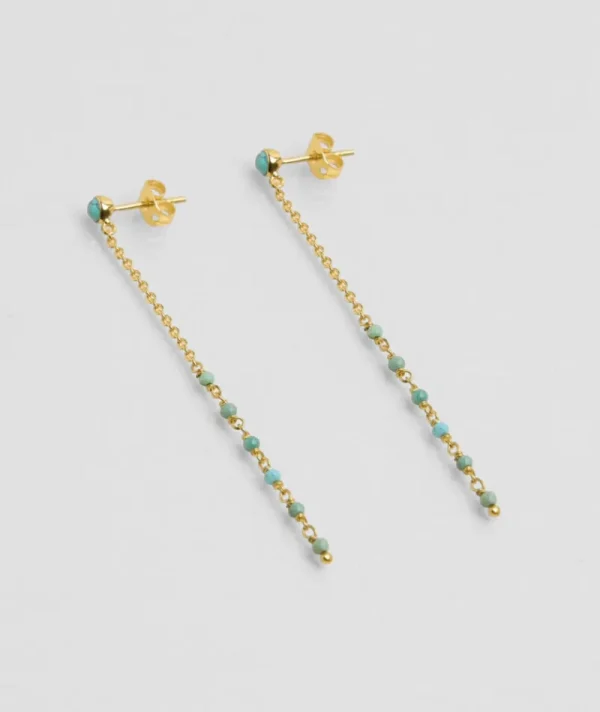 Boucles d’oreilles Asha Turquoise^Une A Une New