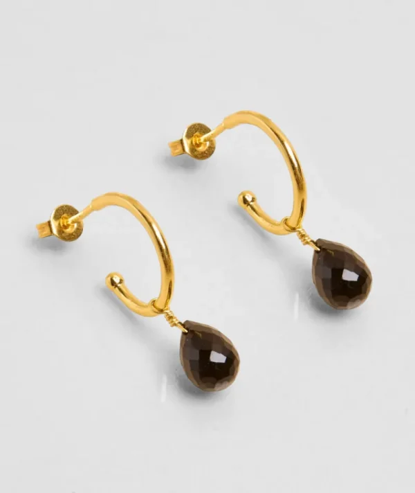 Boucles d'oreilles Goutte Onyx Noir^Une A Une Outlet