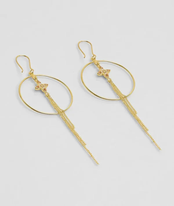 Boucles d’oreilles Inde Flower Orange^Une A Une Discount
