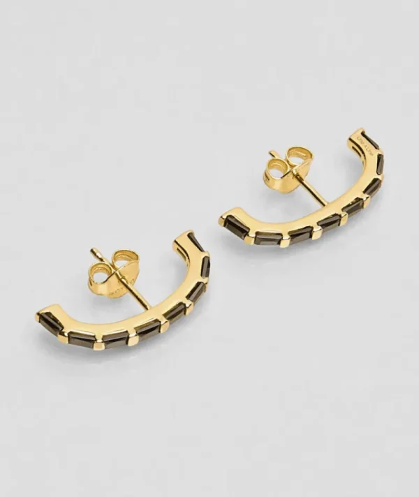 Boucles D'oreilles Las Vegas Noir^Une A Une Sale