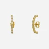 Boucles D'oreilles Las Vegas Blanc^Une A Une Sale