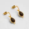Boucles d'oreilles Netu Onyx Noir^Une A Une Clearance