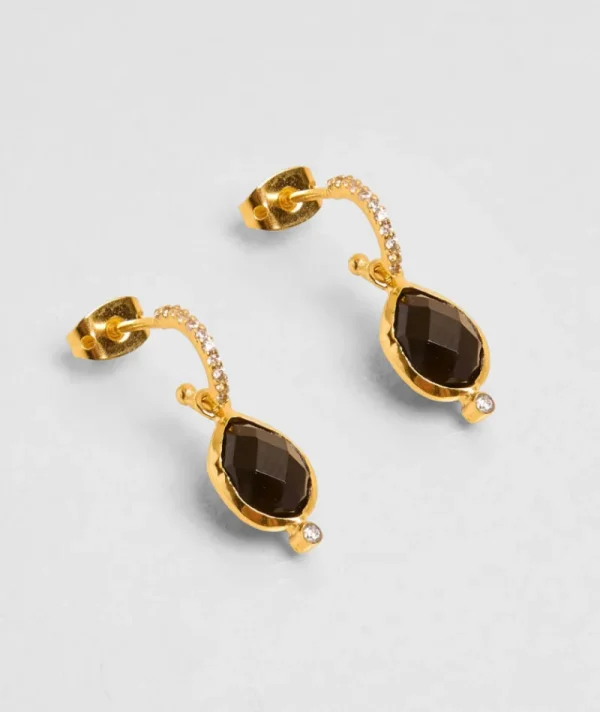 Boucles d'oreilles Netu Onyx Noir^Une A Une Clearance