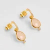 Boucles d'oreilles Netu Quartz Rose^Une A Une New