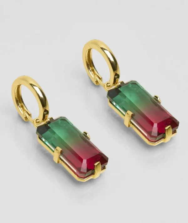 Boucles d'oreilles Rain Cerise-Aqua^Une A Une Best