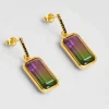 Boucles d'oreilles Rainbow Violet^Une A Une Fashion