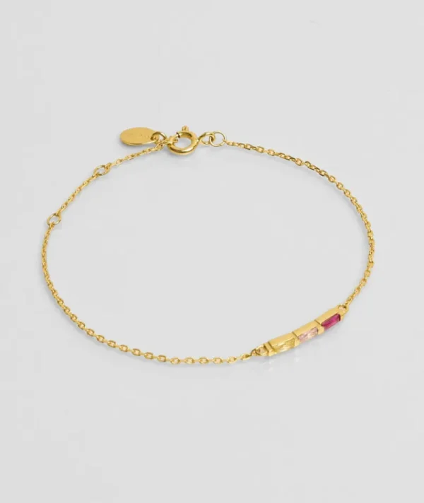Bracelet 3 Crystal Rose^Une A Une Hot