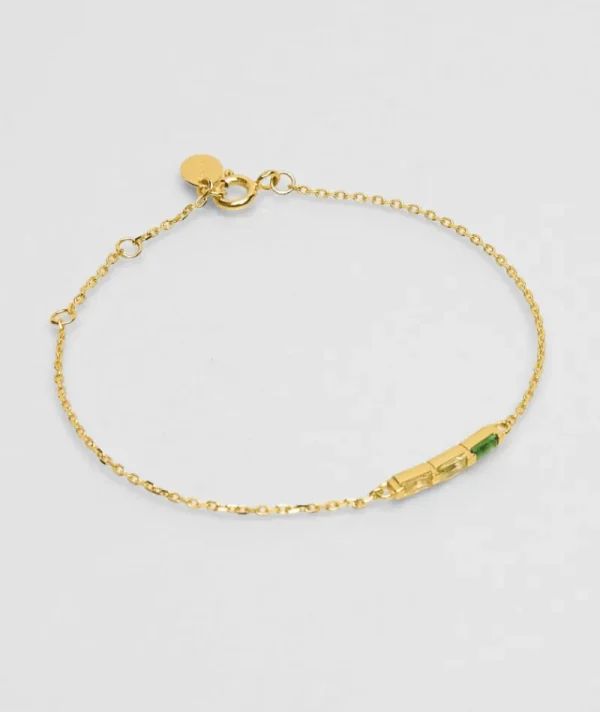 Bracelet 3 Crystal Vert^Une A Une New