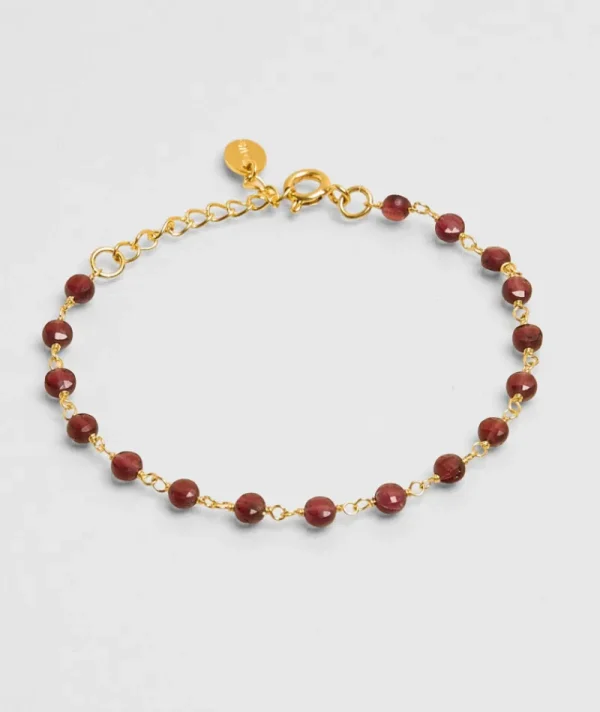 Bracelet Alwar Grenat^Une A Une Fashion