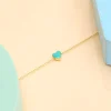 Bracelet coeur turquoise^Une A Une Outlet