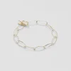 Bracelet dina argent^Une A Une New