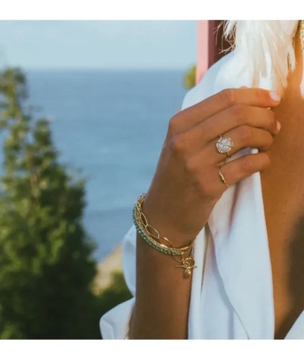Bracelet dina argent^Une A Une New