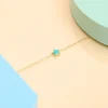 Bracelet etoile turquoise^Une A Une Fashion