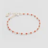 Bracelet inde argent corail^Une A Une Outlet
