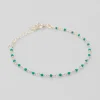 Bracelet inde argent lagon turquoise^Une A Une Online
