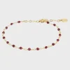Bracelet inde bordeaux^Une A Une Outlet