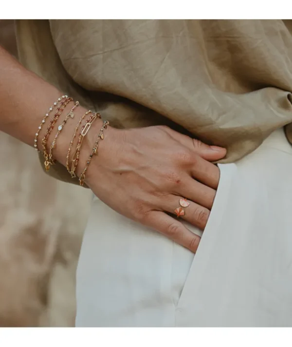 Bracelet inde cornaline^Une A Une Fashion