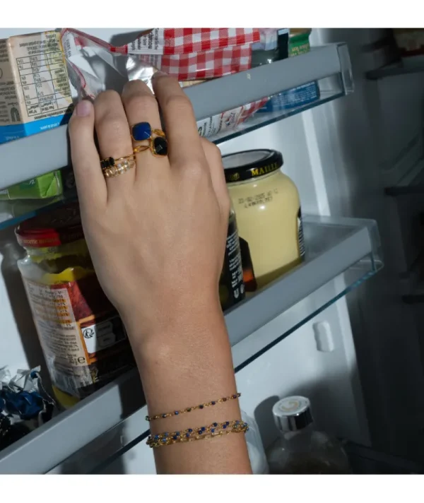 Bracelet Inde Hématite^Une A Une Sale